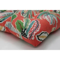 44" X 19" Outdoor/Indoor Wicker Loveseat Cushion Sunny Daze - Pillow Perfect