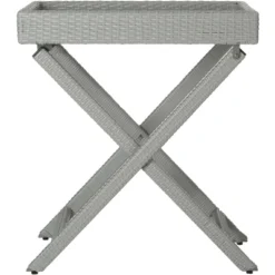 Bardia Patio Folding Tray Table - Safavieh -Crosley Sales Store GUEST 0129de27 1c17 4b8a 9688 024e1d83ff18