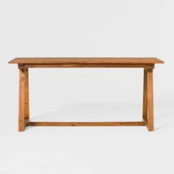 Saracina Home 66" Modern Slatted Rectangle Outdoor Dining Table With Trapezoid Legs 10 Saracina Home 66" Modern Slatted Rectangle Outdoor Dining Table With Trapezoid Legs -Crosley Sales Store GUEST 01755950 2a94 483d adc0 ed4ac6246b2c