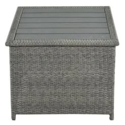 9pc Wicker Patio Conversation Set With Cushions - Blue - GODEER -Crosley Sales Store GUEST 03259b58 3acc 4255 b78d 3be11a9da50f