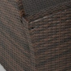 Outsunny 6 PCS Patio Dining Set All Weather Rattan Wicker Furniture Set With Wood Grain Top Table And Soft Cushions -Crosley Sales Store GUEST 04eaaf66 5f02 4cf7 bd7f de535f80bc14