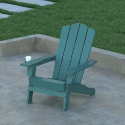 Emma And Oliver Set Of 4 Adirondack Chairs With Cup Holders, Weather Resistant HDPE Adirondack Chairs -Crosley Sales Store GUEST 058d83aa c49c 4556 a16d 17eb04e908cf