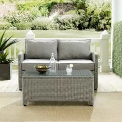Bradenton Outdoor Wicker Sofa & Coffee Table Set - Crosley 14 Bradenton Outdoor Wicker Sofa & Coffee Table Set - Crosley -Crosley Sales Store GUEST 06807ae5 1c6e 47aa a9f1 f51d80e767ea
