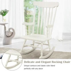 Costway Solid Wood Rocking Chair Porch Rocker Indoor Outdoor Seat Glossy Finish WhiteCoffee 16 Costway Solid Wood Rocking Chair Porch Rocker Indoor Outdoor Seat Glossy Finish WhiteCoffee -Crosley Sales Store GUEST 075fae8d 299d 4520 8cd0 c7c90d1b6e62
