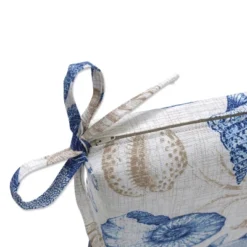 Outdoor Square Edge Seat Cushion - Sealife - Pillow Perfect