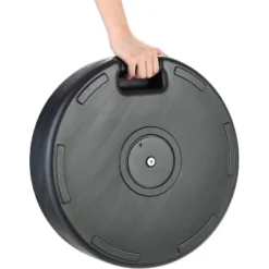 Rattan Design Resin Fillable Umbrella Base Black - Backyard Expressions -Crosley Sales Store GUEST 08812139 4942 4f5e afcb 1230fc482193