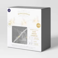 20ct LED Battery Operated Deer Christmas Novelty String Lights Warm White Clear Wire - Wondershop™ 6 20ct LED Battery Operated Deer Christmas Novelty String Lights Warm White Clear Wire - Wondershop™ -Crosley Sales Store GUEST 08b37493 631c 485b ba39 49a2bdd6529c