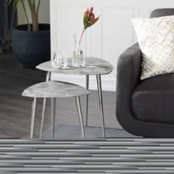 2pk Aluminum Patio Accent Table - Olivia & May 9 2pk Aluminum Patio Accent Table - Olivia & May -Crosley Sales Store GUEST 09191f1f 18af 4280 9655 b1bfba2b672e