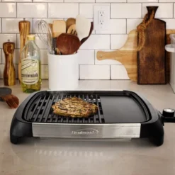 Brentwood Select TS-641 1200 Watt Electric Indoor Grill & Griddle In Stainless Steel -Crosley Sales Store GUEST 09481560 c463 4ce2 a62d 4eb7f1761540