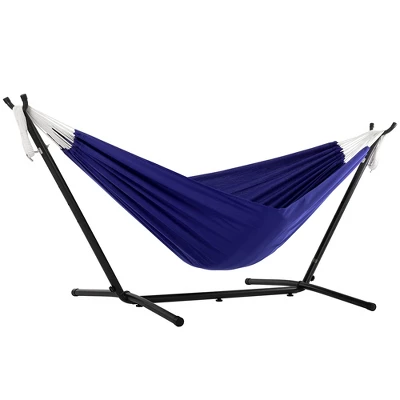 Vivere 59" X 87" Polyester Hammock With Stand 4 Vivere 59" X 87" Polyester Hammock With Stand - Image 4