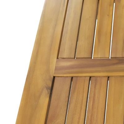 Solano 4pc Outdoor Wooden Chat Set With Rectangular Coffee Table - White/Teak - Christopher Knight Home 14 Solano 4pc Outdoor Wooden Chat Set With Rectangular Coffee Table - White/Teak - Christopher Knight Home - Image 14