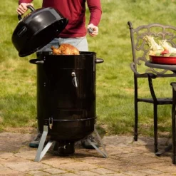 Cuisinart Vertical 18" Charcoal Smoker COS-118 Black -Crosley Sales Store GUEST 0d0e9b97 07dd 4a60 8036 80a5da8c0b8a