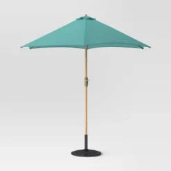 9'x9' Market Patio Umbrella - Light Wood Pole - Threshold™ -Crosley Sales Store GUEST 0d7920cf fc5f 4dad a993 553b51c3c213