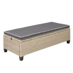 6pc Wicker Patio Set With Benches - Brown/Gray - GODEER 33 6pc Wicker Patio Set With Benches - Brown/Gray - GODEER -Crosley Sales Store GUEST 1063f587 865d 466b 8f88 059f0469f8fb