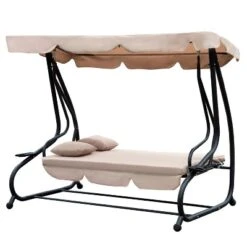 Outsunny 3 Seat Outdoor Free Standing Swing Bench Porch Swing With Stand, Comfortable Cushioned Fabric & Included Canopy 11 Outsunny 3 Seat Outdoor Free Standing Swing Bench Porch Swing With Stand, Comfortable Cushioned Fabric & Included Canopy -Crosley Sales Store GUEST 11f6083d a9ad 4df7 9b9e 80c5735e3191