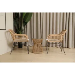 3pc Wicker Bistro Set - Brown/Beige - GODEER 8 3pc Wicker Bistro Set - Brown/Beige - GODEER -Crosley Sales Store GUEST 13b4bbcc 8c9c 4c87 adc7 a3e66cfc6ca1