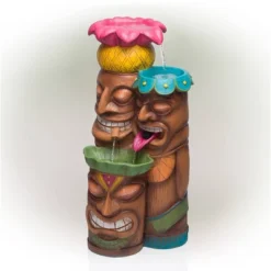 35" 3-Tier Tiki Fountain - Alpine Corporation -Crosley Sales Store GUEST 166a9b6a 06af 4e2d ab56 644b49bcf21b