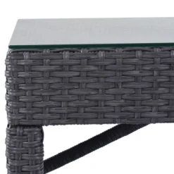 5pc Outdoor Rattan Bar Set With Stools & Cushions- Gray - WELLFOR -Crosley Sales Store GUEST 1826a177 50db 4f78 81b4 93438ec218f1