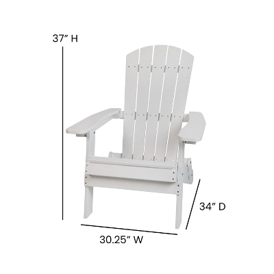 Merrick Lane Set Of 2 Weather Resistant Folding Adirondack Patio Chairs With Vertical Lattice Backs And Comfort Foam Cushions 9 Merrick Lane Set Of 2 Weather Resistant Folding Adirondack Patio Chairs With Vertical Lattice Backs And Comfort Foam Cushions - Image 9