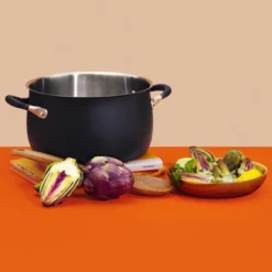 Meyer Accent Series 6.5qt Stainless Steel Induction Stockpot Matte Black -Crosley Sales Store GUEST 1be0be22 5afd 4a0b 8651 5de0031bb454