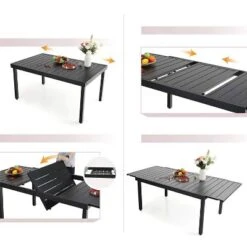 7PC Metal Patio Dining Set With Rectangular Expandable Table & 6 Chairs - Captiva Designs 9 7PC Metal Patio Dining Set With Rectangular Expandable Table & 6 Chairs - Captiva Designs -Crosley Sales Store GUEST 1c90fda9 59f0 453a b982 971a944be2e8