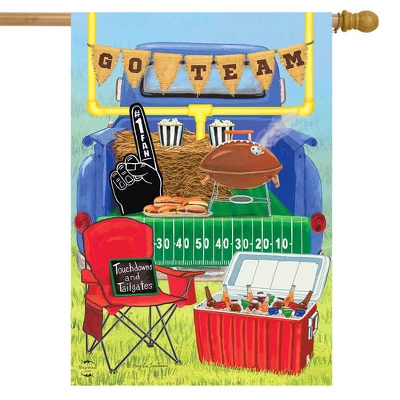 Briarwood Lane Tailgate Truck Summer House Flag Football Sports Goal Post 28" X 40" 1 Briarwood Lane Tailgate Truck Summer House Flag Football Sports Goal Post 28" X 40"