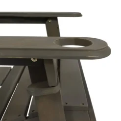 Bellwood Outdoor Acacia Wood Folding Adirondack Chairs Gray - Christopher Knight Home -Crosley Sales Store GUEST 2290cdf1 cb4a 4a23 bed3 8cb9e7c44d3c