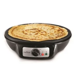 NutriChef 12 Inch Electric Nonstick Griddle Pancake Crepe Injera Blitnz Maker Hot Plate Cooktop With Crepe Turner And Pastry Spreader Tools, Black -Crosley Sales Store GUEST 2328c6ae 2ae5 47d1 9239 4aa3a51aa309