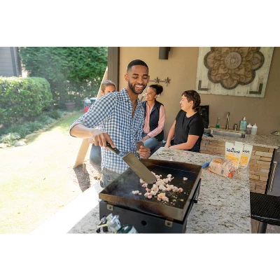 Razor Griddle GGT2160M 19 Inch Outdoor 1 Burner Portable LP Propane Gas Grill Griddle With Push Ignition For BBQ Cooking And Frying, Black 5 Razor Griddle GGT2160M 19 Inch Outdoor 1 Burner Portable LP Propane Gas Grill Griddle With Push Ignition For BBQ Cooking And Frying, Black - Image 5