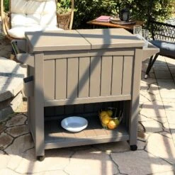 Sunnydaze Decor Sunnydaze Rolling Patio Serving Cart With Prep Table, Cooler And Storage 15 Sunnydaze Decor Sunnydaze Rolling Patio Serving Cart With Prep Table, Cooler And Storage -Crosley Sales Store GUEST 26f0a31a 5d3b 42c8 b823 bb41cd3fb5c3
