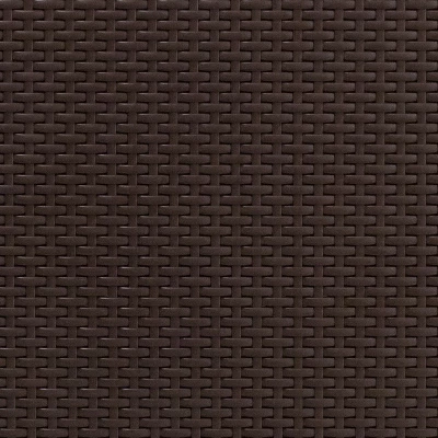 Merrick Lane Outdoor Furniture Resin Sofa Chocolate Brown Faux Rattan Wicker Pattern Patio 3-Seat Sofa With All-Weather Beige Cushions 3 Merrick Lane Outdoor Furniture Resin Sofa Chocolate Brown Faux Rattan Wicker Pattern Patio 3-Seat Sofa With All-Weather Beige Cushions - Image 3