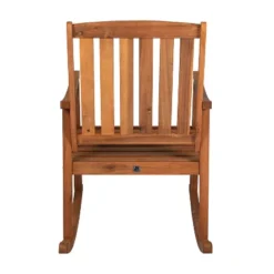 Penny Classic Slat-Back Acacia Wood Patio Outdoor Rocking Chair - JONATHAN Y -Crosley Sales Store GUEST 2f71ca5a d1c1 498e bced 045b9c54506b