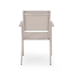 Otero 6pc Outdoor Aluminum Dining Set - Natural/Gray/Silver - Christopher Knight Home -Crosley Sales Store GUEST 2f7d9acf fb44 4cba a414 ce9f389739c2