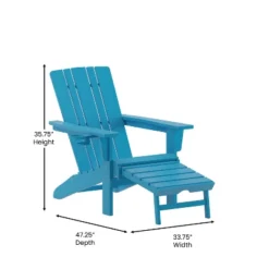 Emma And Oliver Set Of 2 Adirondack Chairs With Cup Holders And Pull Out Ottoman, All-Weather HDPE Indoor/Outdoor Lounge Chairs 19 Emma And Oliver Set Of 2 Adirondack Chairs With Cup Holders And Pull Out Ottoman, All-Weather HDPE Indoor/Outdoor Lounge Chairs -Crosley Sales Store GUEST 2fadd91b 9477 435b be63 6f2832c83509