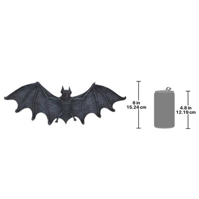 Design Toscano Vampire Bat Sculptural Hooked Wall Hanger: Large 6 Design Toscano Vampire Bat Sculptural Hooked Wall Hanger: Large - Image 6