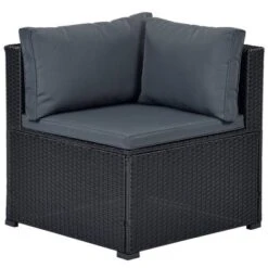 6pc Wicker Patio Conversation Set With Cushions - Black/Gray - GODEER 27 6pc Wicker Patio Conversation Set With Cushions - Black/Gray - GODEER -Crosley Sales Store GUEST 30b4ad7b ab87 4790 b6ad 55852eae5300