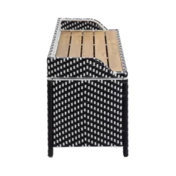 2pc Maksville Outdoor Aluminum Storage Bench & Trash Can - MiBasics -Crosley Sales Store GUEST 31ee3062 34a9 4063 aef6 cf7f5400b324