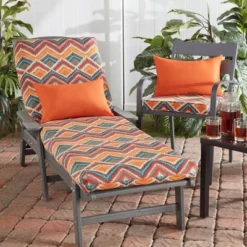 Set Of 2 Outdoor Lumbar Throw Pillows Rust - Kensington Garden -Crosley Sales Store GUEST 34b81e10 3a9b 4248 ba53 6af81355e5ae