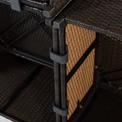 9pc Wicker Patio Sectional Seating Set With Cushions - Beige - GODEER -Crosley Sales Store GUEST 34be8931 f4d3 42fb 9d51 6ce0bc5caa58