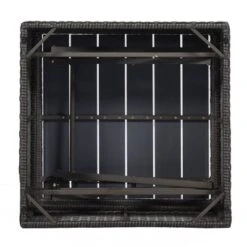 4pc Outdoor Wicker Rectangle Daybed With Canopy & Cushions - Blue - GODEER -Crosley Sales Store GUEST 34f86c28 6c3a 4fb3 8a82 f6ffa6b1eebb