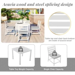 Outdoor Four-Seat Dining Set For Patios, Balconies And Lawns - ModernLuxe -Crosley Sales Store GUEST 34fe756e 4d02 442c 88f9 df83aeaf5127