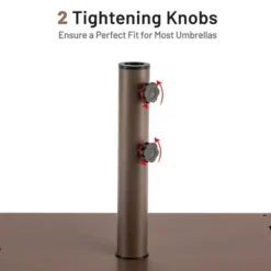 Costway 10ft Solar Lights Patio Umbrella Outdoor W/ 50 LBS Movable Umbrella Stand Red -Crosley Sales Store GUEST 3538c3c7 c39c 4076 b82a 5c0d18a45662