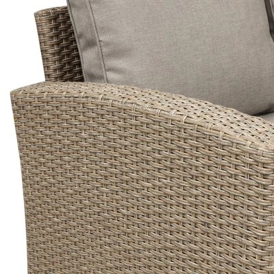 5-Piece Outdoor Conversation Set With Ottoman And Pillows-ModernLuxe 11 5-Piece Outdoor Conversation Set With Ottoman And Pillows-ModernLuxe - Image 11