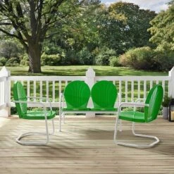 Griffith 3pc Outdoor Seating Set - Kelly Green - Crosley 10 Griffith 3pc Outdoor Seating Set - Kelly Green - Crosley -Crosley Sales Store GUEST 36c4bcfa 9034 4213 8929 be51daf87251