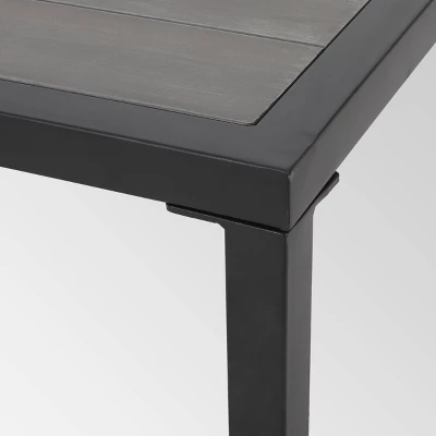 Jax 2pc Faux Wood Loveseat Set - Gray - Christopher Knight Home 5 Jax 2pc Faux Wood Loveseat Set - Gray - Christopher Knight Home - Image 5