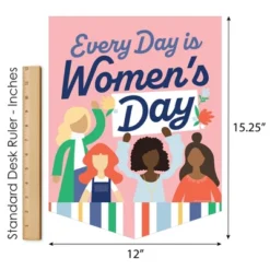 Big Dot Of Happiness Women's Day - Outdoor Home Decorations - Double-Sided Feminist Party Garden Flag - 12 X 15.25 Inches -Crosley Sales Store GUEST 37401da1 0a3e 482b bd4b 90b4442f0705