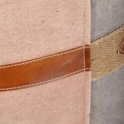 Cotton Pouf Featuring A Screenprinted Bicycle Illustration With Script - Olivia & May -Crosley Sales Store GUEST 37acbba2 e176 4077 8478 e4a3475e5342