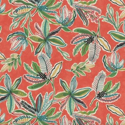 44" X 19" Outdoor/Indoor Wicker Loveseat Cushion Sunny Daze - Pillow Perfect 3 44" X 19" Outdoor/Indoor Wicker Loveseat Cushion Sunny Daze - Pillow Perfect - Image 3