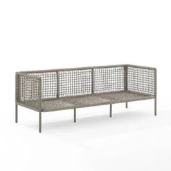 Cali Bay Outdoor Wicker Sofa - Taupe/Light Brown - Crosley -Crosley Sales Store GUEST 38cb698a 7ff5 4ea0 8eee 34489c7e4171