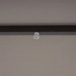 10' X 6.5' Solar LED Patio Umbrella With Tilt And Crank Lift Gray - Wellfor -Crosley Sales Store GUEST 394725ab 2c78 4c96 881e b0d4578b6d6c